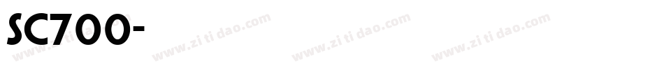 SC700字体转换