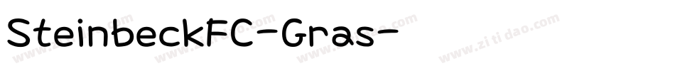 SteinbeckFC-Gras字体转换