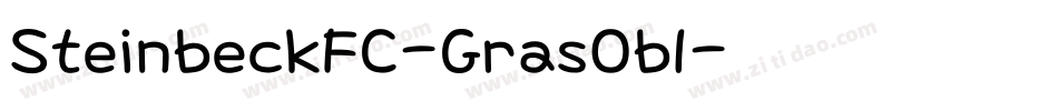 SteinbeckFC-GrasObl字体转换