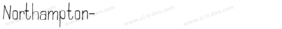 Northampton字体转换