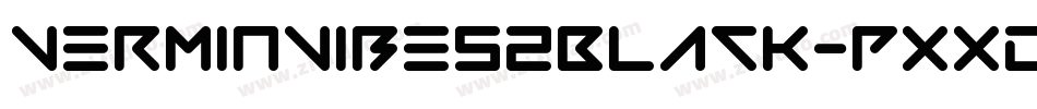 VerminVibes2Black-Pxxd字体转换