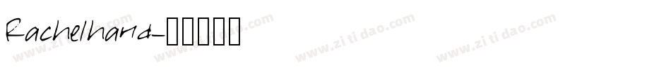 Rachelhand字体转换