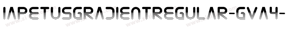 IapetusGradientRegular-gVA4字体转换