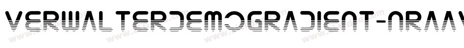 VerwalterDemoGradient-nRAaV字体转换