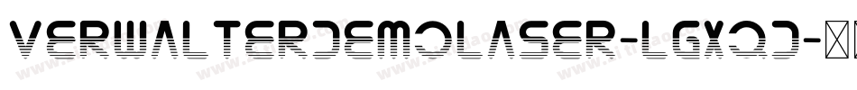 VerwalterDemoLaser-lgxqD字体转换