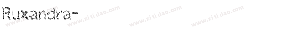Ruxandra字体转换