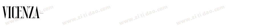 Vicenza字体转换