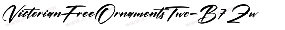 VictorianFreeOrnamentsTwo-B7Zw字体转换