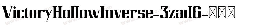 VictoryHollowInverse-3zad6字体转换