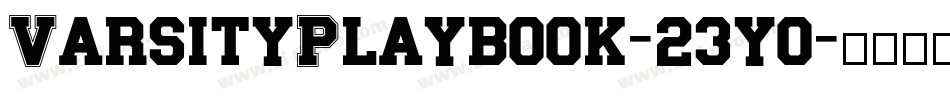 VarsityPlaybook-23yo字体转换