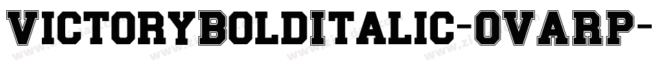 VictoryBoldItalic-OVARP字体转换