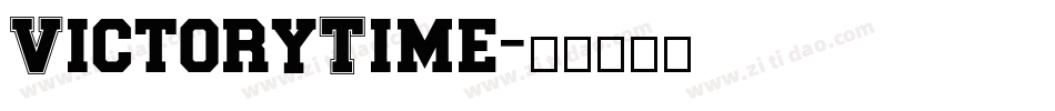 VictoryTime字体转换