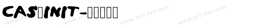 CAS_INIT字体转换