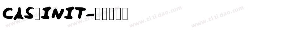 CAS_INIT字体转换