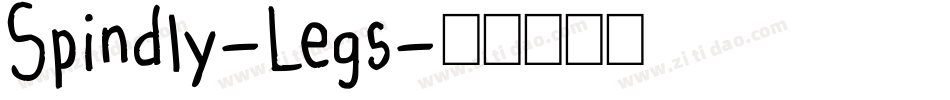 Spindly-Legs字体转换
