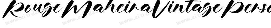 RougeMaheiraVintagePersonalUse-MRYP字体转换