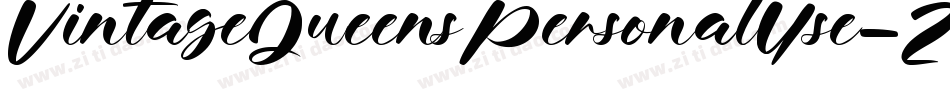 VintageQueensPersonalUse-2O1nw字体转换