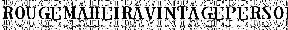 RougeMaheiraVintagePersonalUse-MRYP字体转换