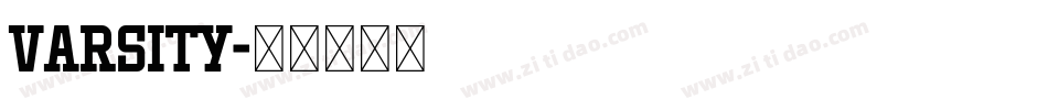 Varsity字体转换