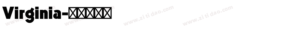Virginia字体转换