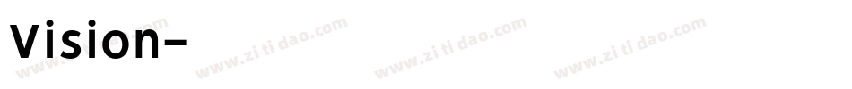 Vision字体转换