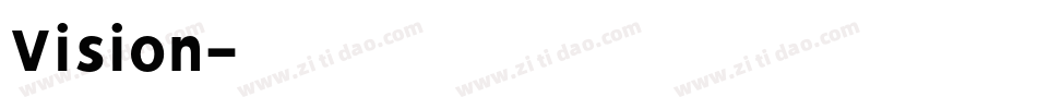 Vision字体转换