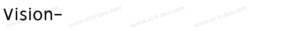 Vision字体转换