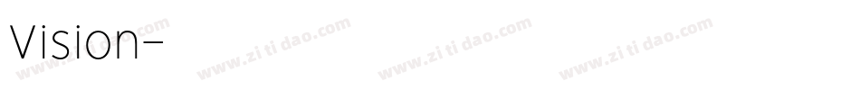 Vision字体转换