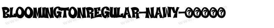 BloomingtonRegular-nAWY字体转换
