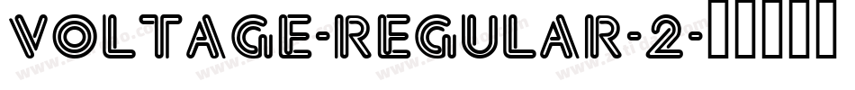 Voltage-Regular-2字体转换