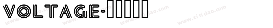 Voltage字体转换