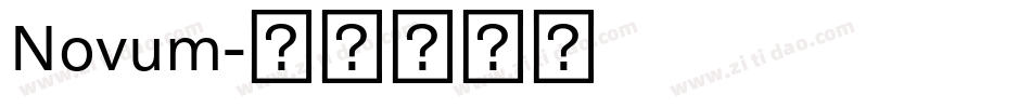 Novum字体转换