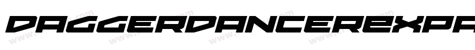 DaggerDancerExpandedItalic-w1lV3字体转换