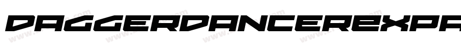 DaggerDancerExpandedItalic-w1lV3字体转换