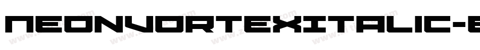 NeonVortexItalic-EKaW字体转换