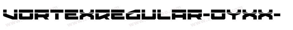 VortexRegular-oyXx字体转换