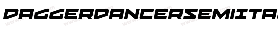 DaggerDancerSemiItalic-d9nPK字体转换