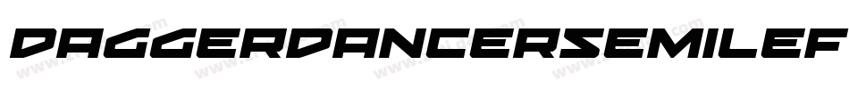 DaggerDancerSemiLeftalic-mLYaP字体转换