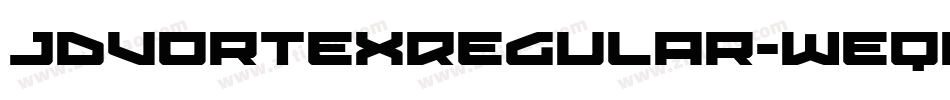 JdVortexRegular-Weqn字体转换