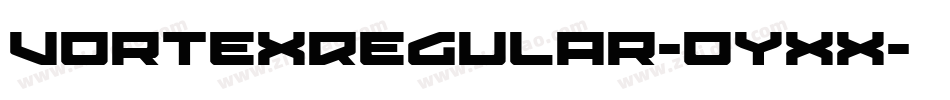 VortexRegular-oyXx字体转换