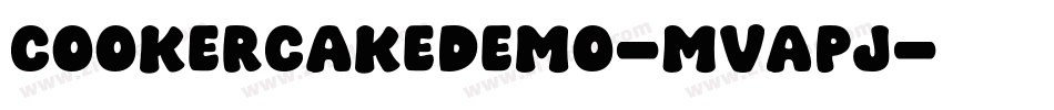CookerCakeDemo-MVAPJ字体转换