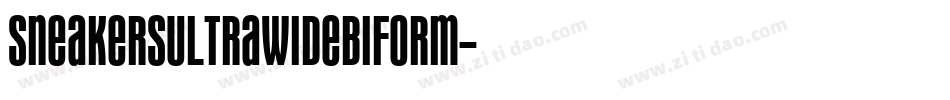 SneakersUltraWideBiform字体转换 SneakersUltraWideBiform字体转换