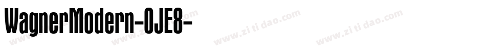 WagnerModern-OJE8字体转换
