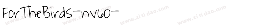 ForTheBirds-nv60字体转换