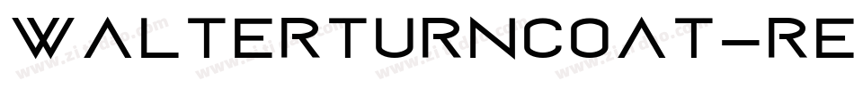 WalterTurncoat-Regular字体转换