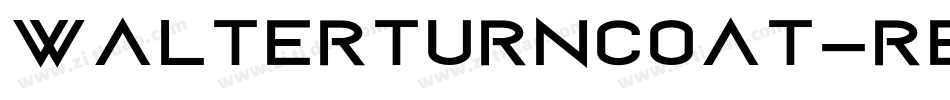 WalterTurncoat-Regular字体转换