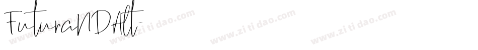 FuturaNDAlt字体转换