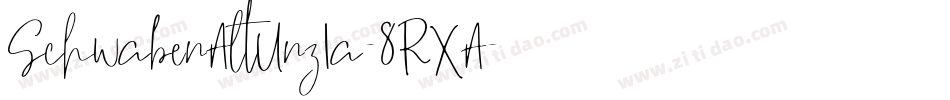 SchwabenAltUnz1a-8RXA字体转换