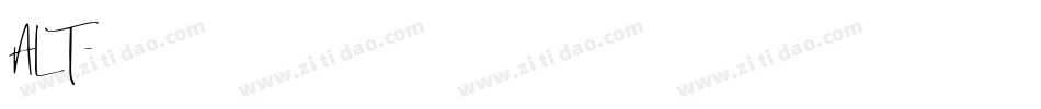 ALT字体转换