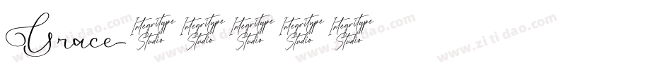 Grace字体转换